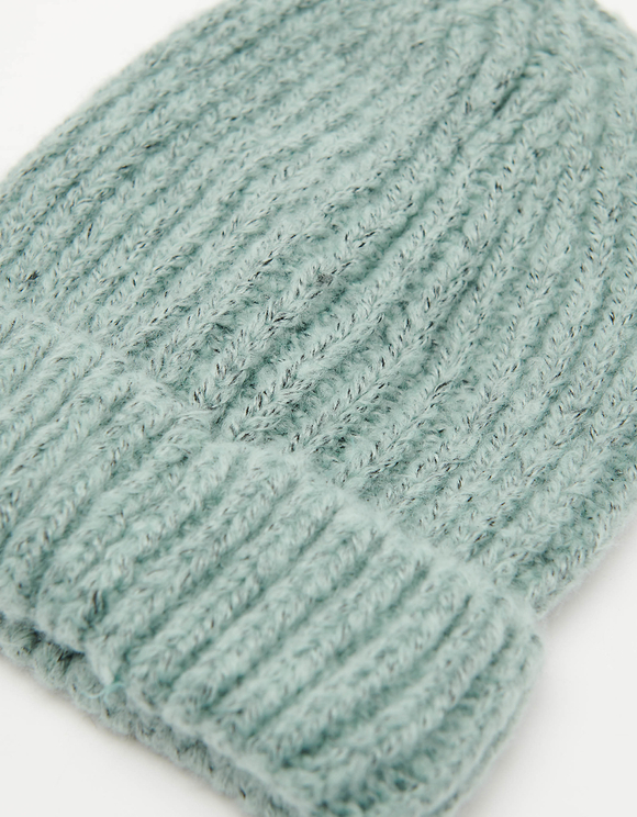 Berretto Spesso in Maglia a Coste