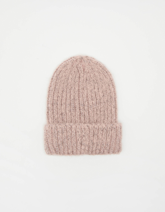 Berretto Spesso in Maglia a Coste