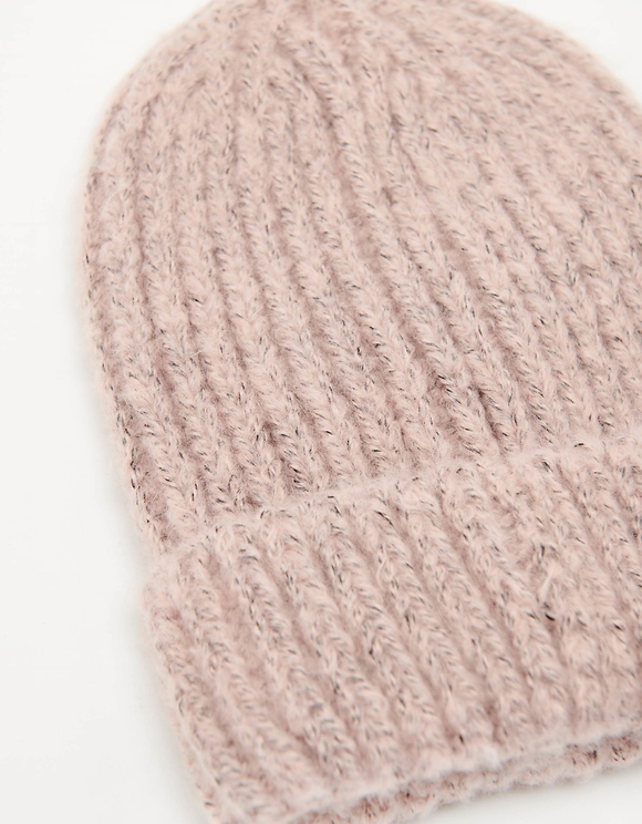 Berretto Spesso in Maglia a Coste