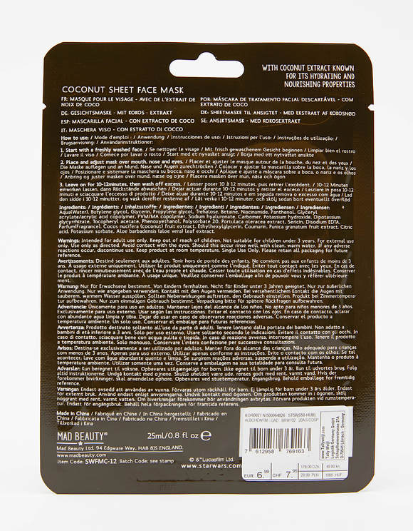 Maschera Viso Mad Beauty Disney Chewbacca