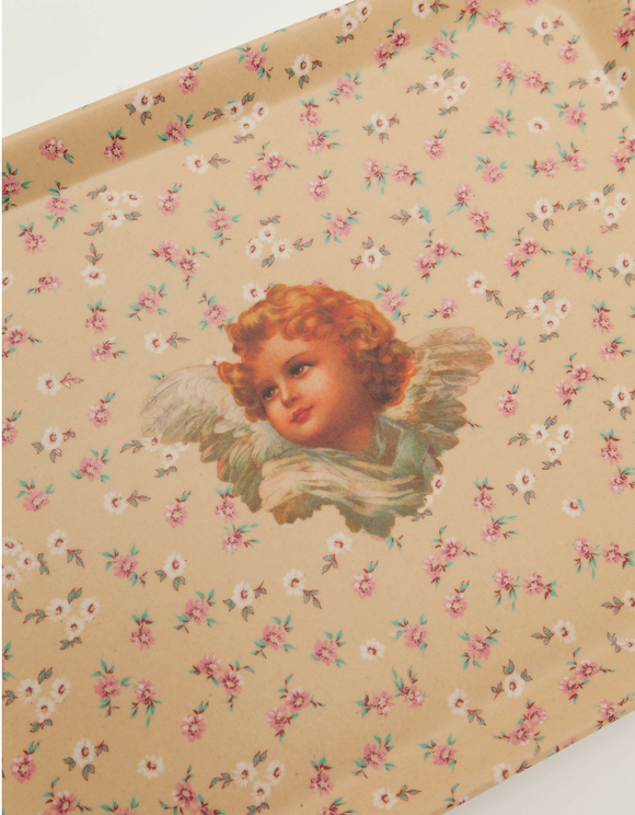 Vassoio in Bambù con Angelo