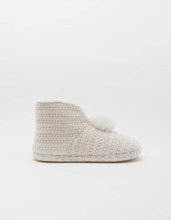 Pantofole a Stivaletto in Ciniglia