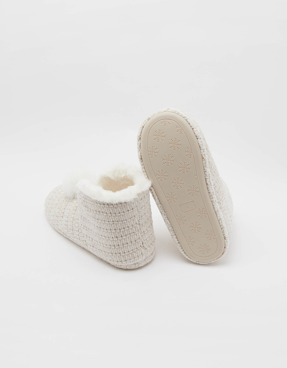 Pantofole a Stivaletto in Ciniglia