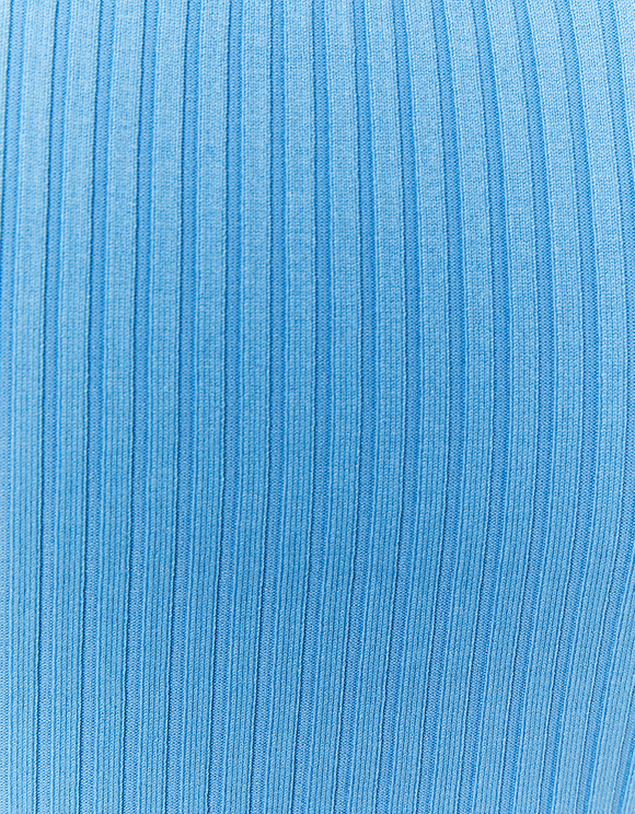 Μπλε Buttoned Cropped Cardigan