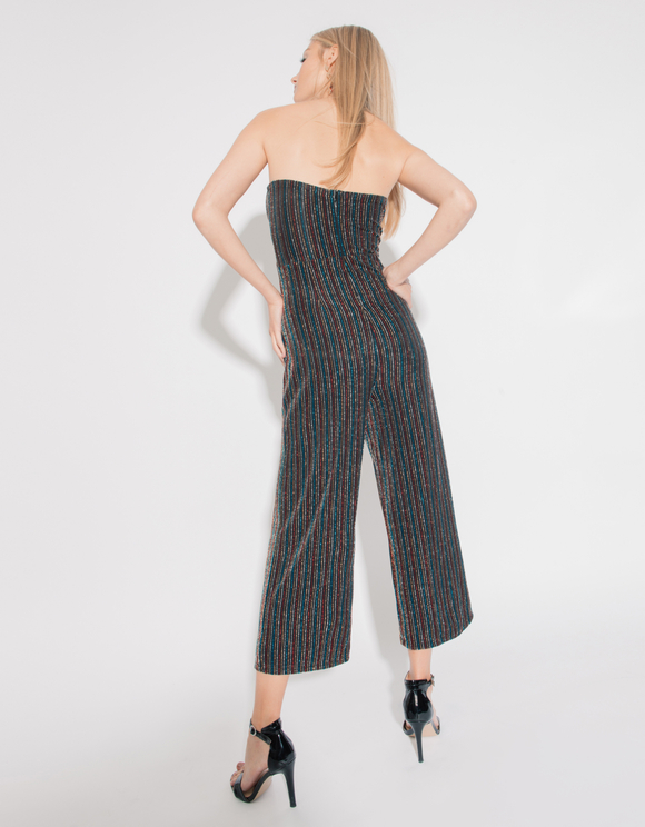 black lurex jumpsuit