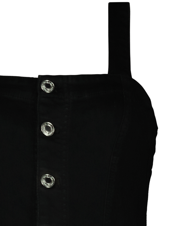 Salopette Skinny Nera Utility