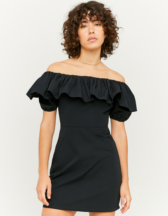 Off Shoulder Ruffle Dress | TALLY WEiJL 