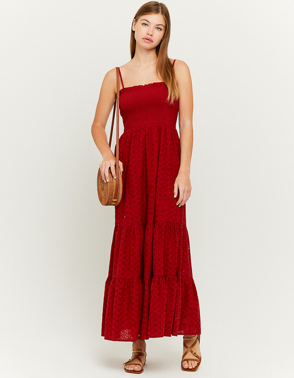 Broderie Maxi Dress | TALLY WEiJL Online Shop