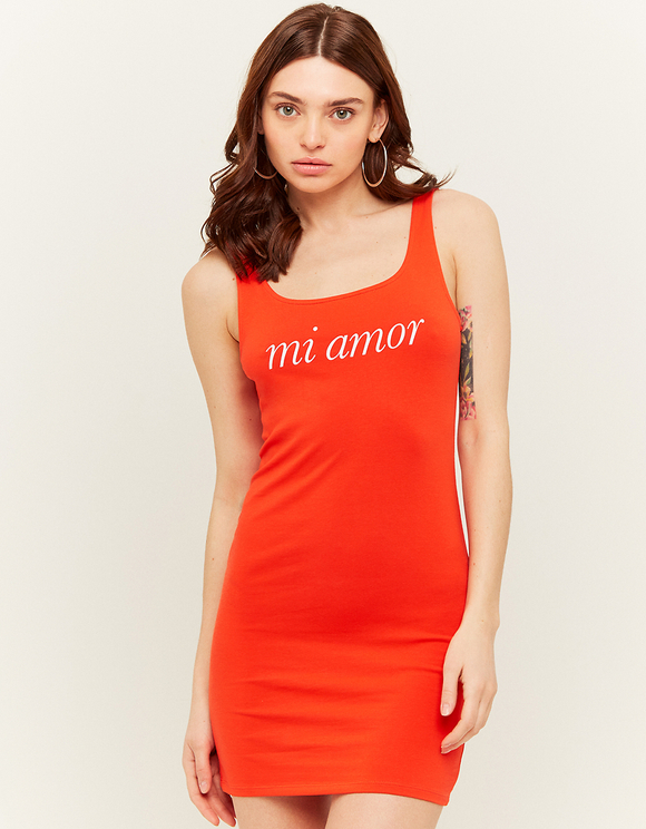 Vestito Rosso Aderente Stampato | TALLY WEiJL Online Shop