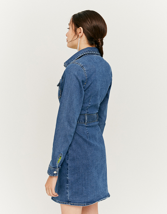 Vestito Denim Aderente