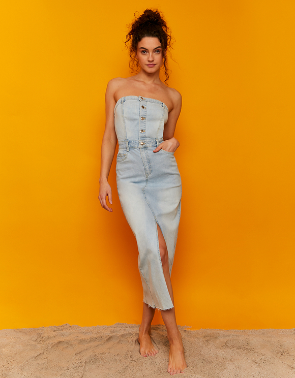 tally weijl denim dress Denim days, no explanations needed. If it's jeans, it's a yes. Even my bunny is obsessed. #TallyWeijl #TotallyUnstoppable #TotallyBasics #NewIn #jeans