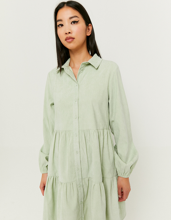 robe manche longue verte