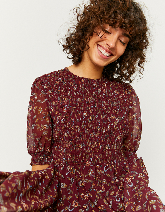 Floral Maxi Dress Tally Weijl Online Shop 