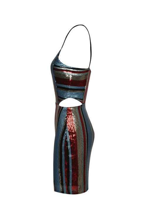 Pailletten Kleid Mit Cut Outs Tally Weijl Online Shop 