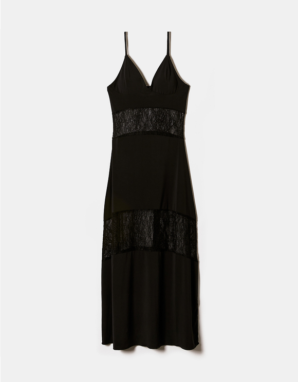 Black Lace Midi Dress | TALLY WEiJL EU International Black Lace Midi Dress | TALLY WEiJL EU International