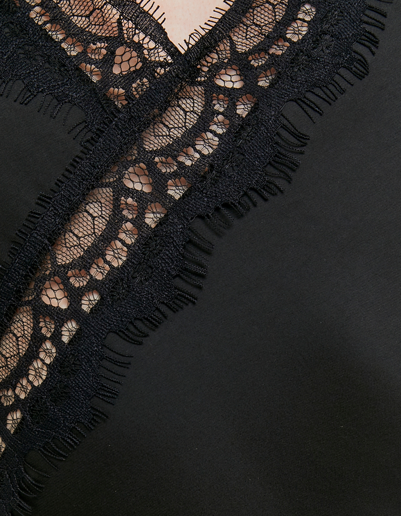tally weijl lace dress Black Lace Long Dress