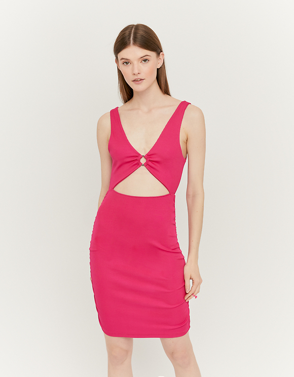 fuchsia bodycon dress