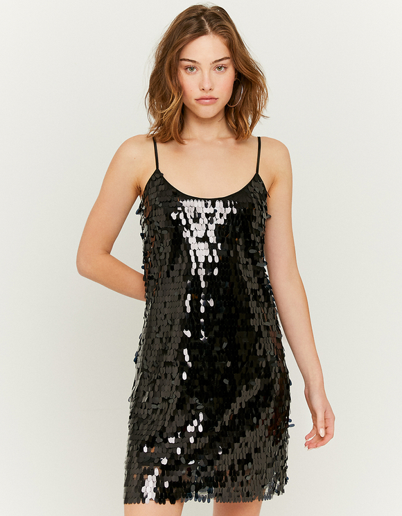 Armelloses Mini Kleid Mit Pailletten Tally Weijl Online Shop 