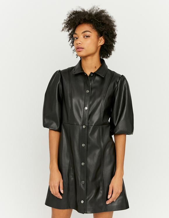 Robe Chemise en Similicuir | TALLY WEiJL Online Shop