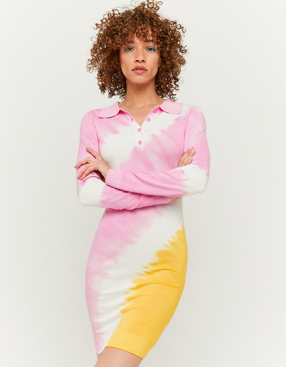 Vestito Corto in Maglia Tie Dye | TALLY WEiJL Online Shop