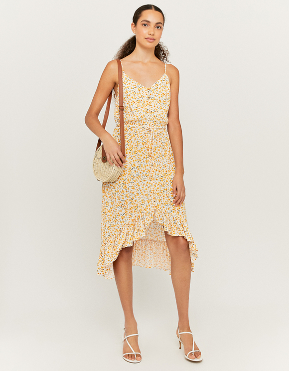 Maxi Asymmetrical Floral Dress | TALLY WEiJL Online Shop