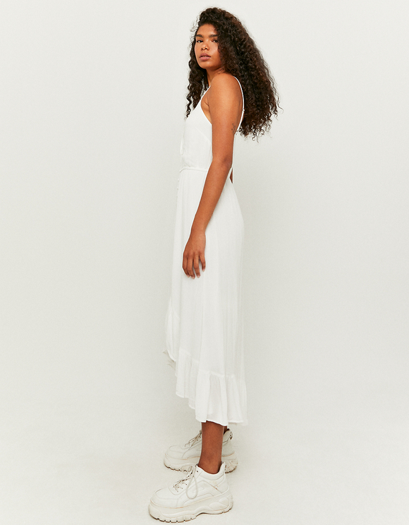 White Buttoned Maxi Dress