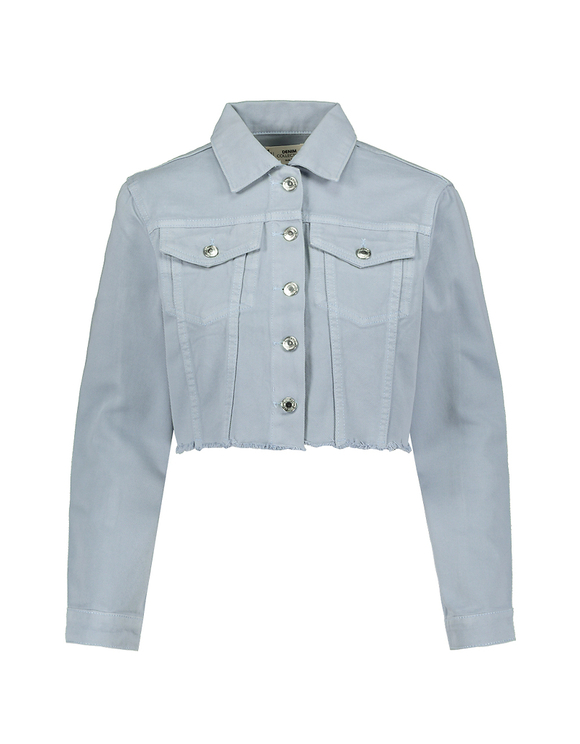 Giacca in Denim Cropped