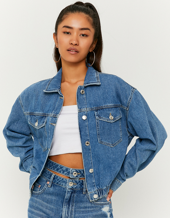 blue denim jacket topshop
