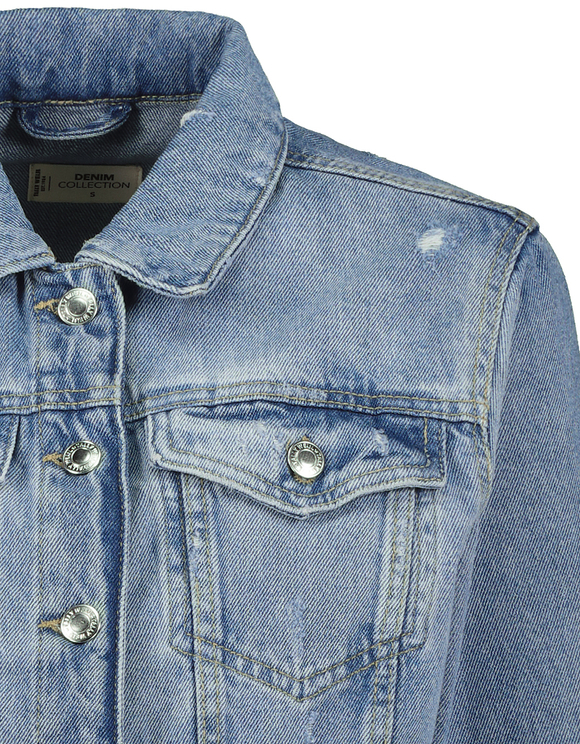 Giacca in Denim Cropped