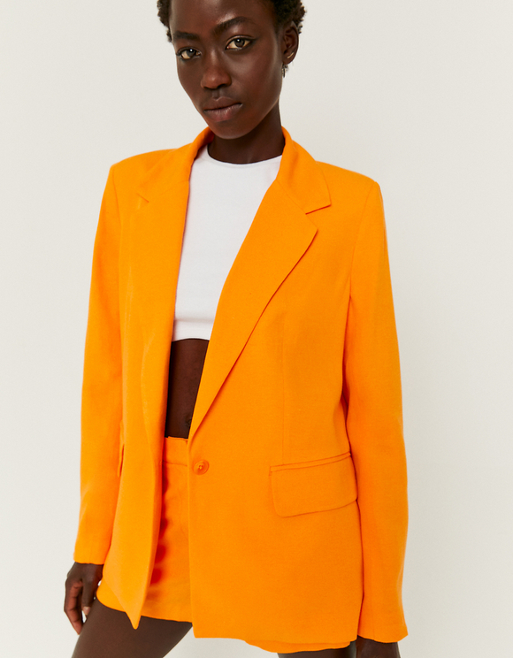 Yellow Basic Blazer | TALLY WEiJL 
