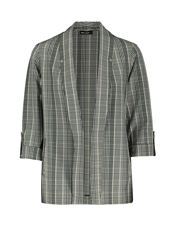 Blazer Aperto a Quadri
