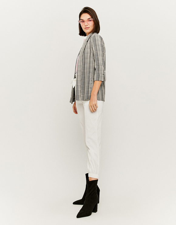 Blazer Aperto a Quadri