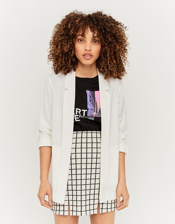 Blazer Bianco Aperto