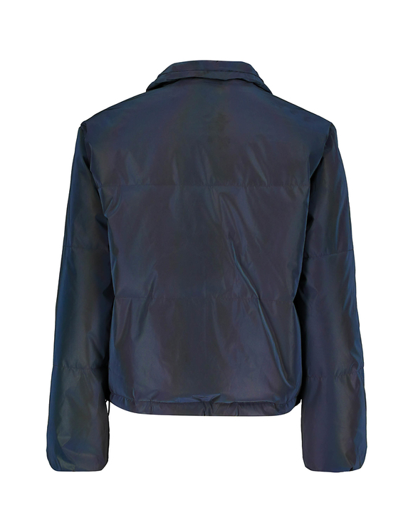 Giacca Imbottita Blu Scura con Dettaglio Riflettente