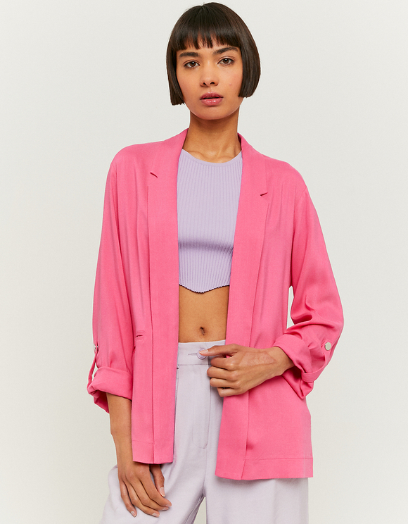 Blazer Basico con Maniche Arrotolate | TALLY WEiJL Online Shop