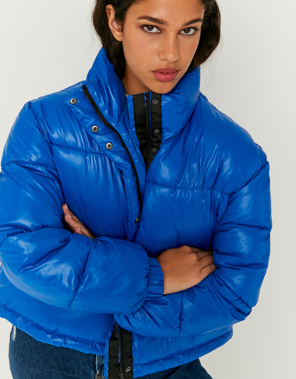 royal blue padded jacket
