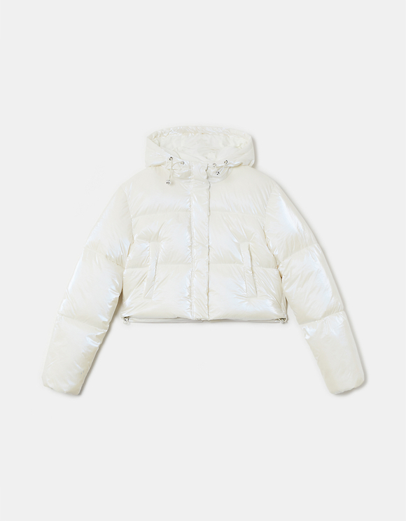 puffy white jacket