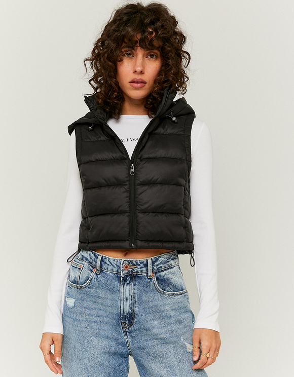 Giacca Imbottita Smanicata Nero | TALLY WEiJL Online Shop