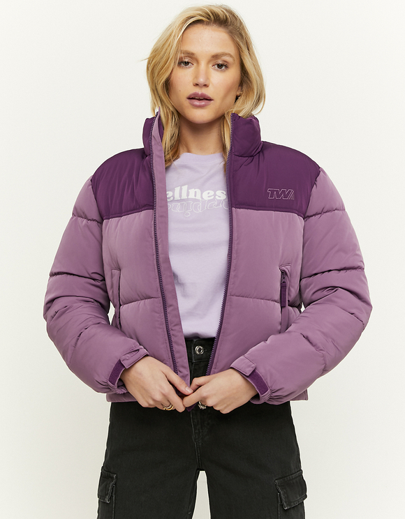 mauve puffer