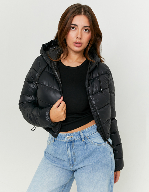 Veste matelassée courte noire