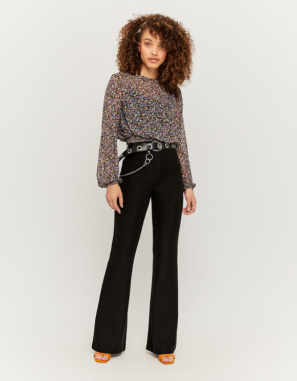 Leggings Svasati Neri in Lurex