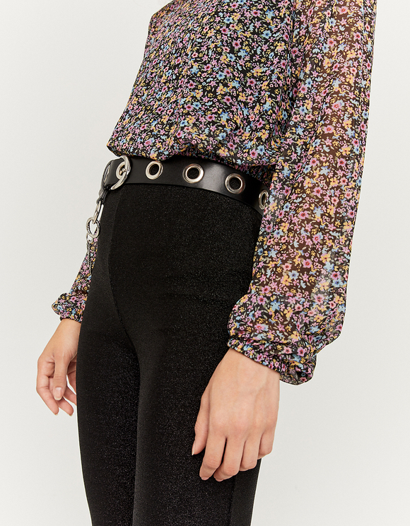 Leggings Svasati Neri in Lurex