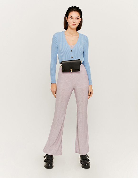 Leggings Rosa Svasati in Lurex