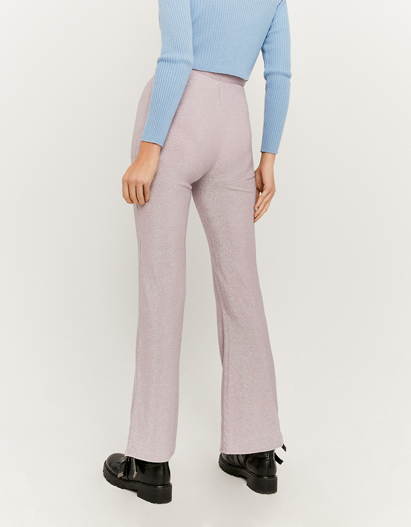 Leggings Rosa Svasati in Lurex