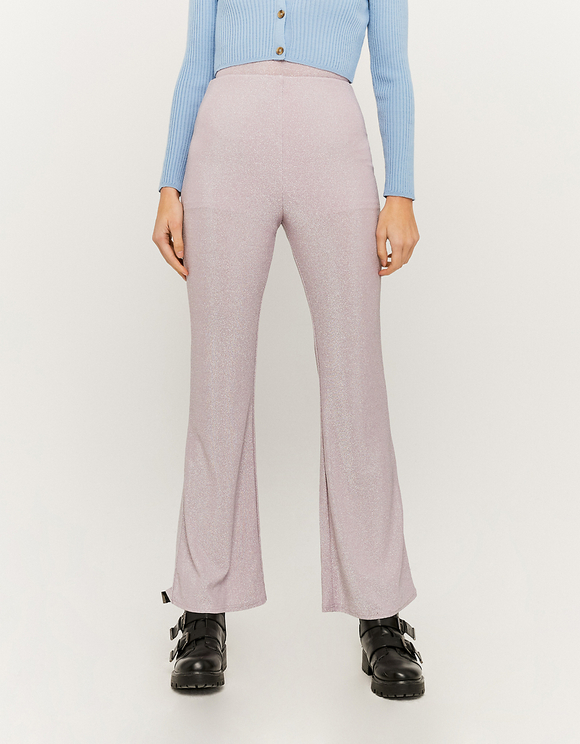 Leggings Rosa Svasati in Lurex