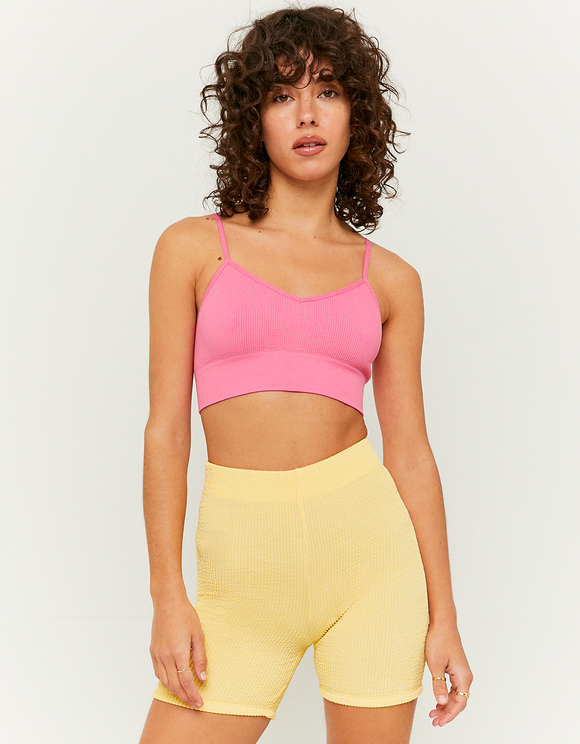 Leggings da Ciclista a Vita Alta Gialli | TALLY WEiJL Online Shop