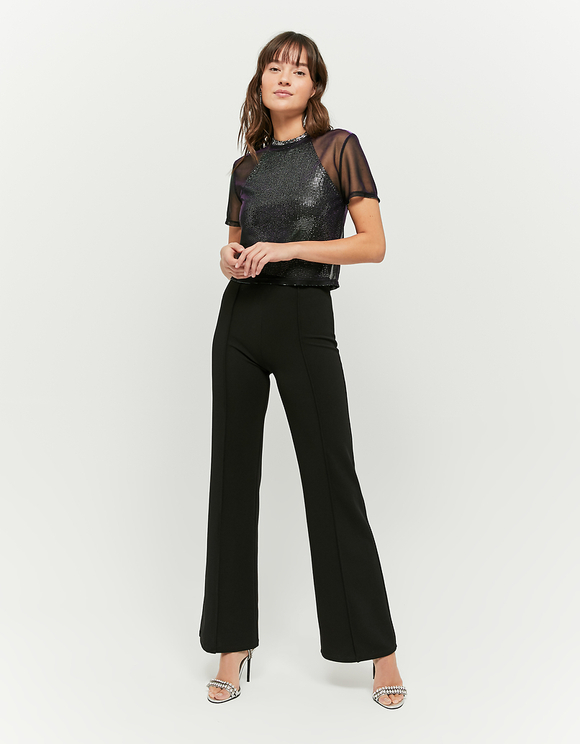 dressy black leggings