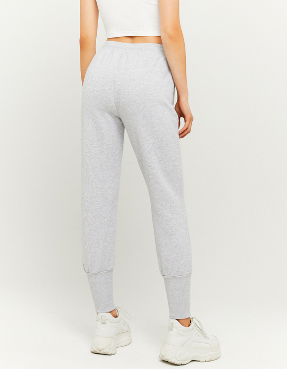 jogging gris taille haute