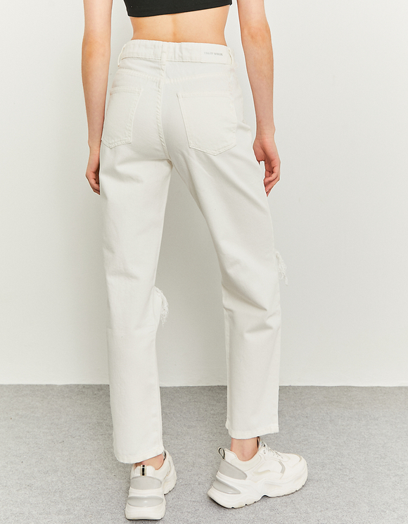 Beige High Waist Jeans TALLY WEiJL Online Shop