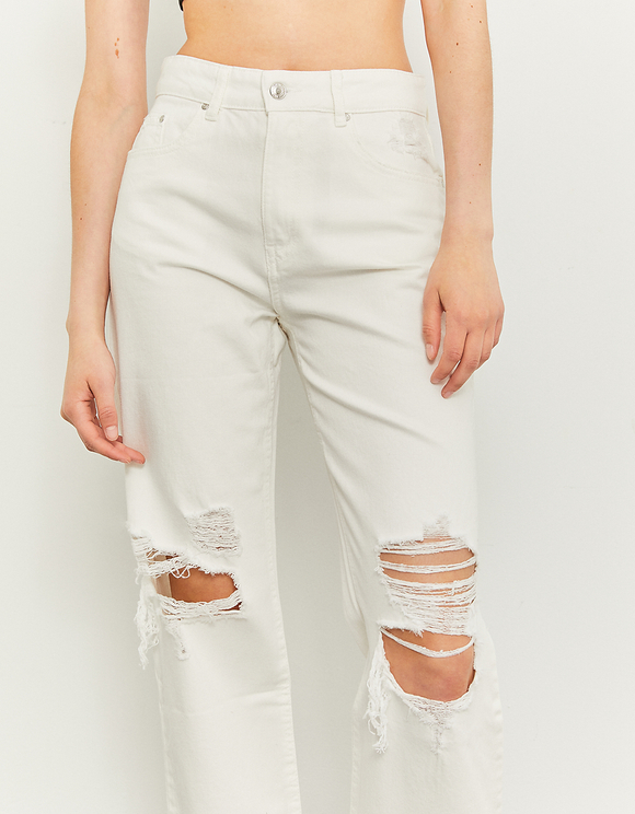 Beige High Waist Jeans TALLY WEiJL Online Shop
